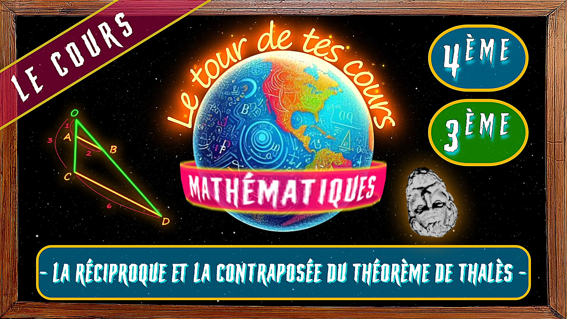 Cours sur la réciproque et la contraposée du théorème de Thalès